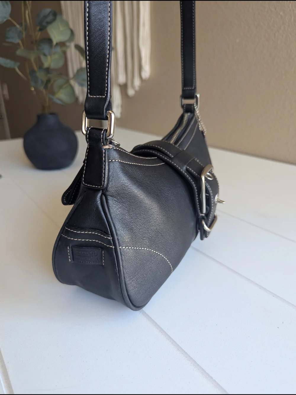 vintage Y2K-era Coach Soho Buckle Small Shoulder Bag